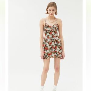 Urban Outfitters Floral Dress Tie Back Womens’s Size M UO